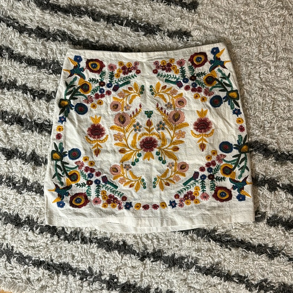 size M floral skirt - light weight